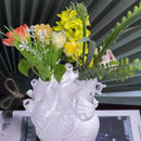 GobekUsa Heart Shape Resin Vase - 4 Colors