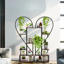 GobekUsa Heart Shaped 6-Tier Metal Plant Stand