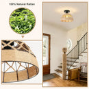 GobekUsa Hemp Rope Ceiling Light for Home Decor