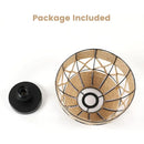 GobekUsa Hemp Rope Ceiling Light for Home Decor
