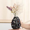 GobekUsa Hollow Out Ceramic Vase - Nordic Style