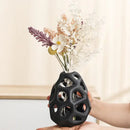 GobekUsa Hollow Out Ceramic Vase - Nordic Style