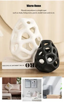 GobekUsa Hollow Out Ceramic Vase - Nordic Style