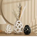GobekUsa Hollow Out Ceramic Vase - Nordic Style