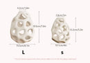 GobekUsa Hollow Out Ceramic Vase - Nordic Style