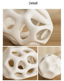 GobekUsa Hollow Out Ceramic Vase - Nordic Style