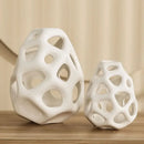 GobekUsa Hollow Out Ceramic Vase - Nordic Style