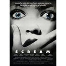 Retro scream horror movie wall art bedroom framed poster