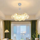 GobekUsa Iced Crystal Chandeliers: Nordic Milan LED Hanging Lights for Living Room