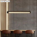 GobekUsa Industrial Black Cage Island Pendant - Tubular Design for Dining Room Ceiling