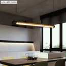 GobekUsa Industrial Black Cage Island Pendant - Tubular Design for Dining Room Ceiling