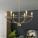 GobekUsa Industrial Chandelier Light: Retro Iron Pendant Lamp for Living Room, Kitchen, Restaurant