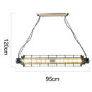GobekUsa Industrial Chandelier for Loft Bar Cafe Retro Decor