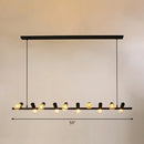 GobekUsa Industrial Iron Ceiling Light: Black Naked Bulb Pendant Spotlight for Dining Room Island