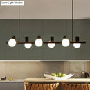 GobekUsa Industrial Iron Ceiling Light: Black Naked Bulb Pendant Spotlight for Dining Room Island