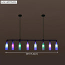 GobekUsa Industrial Iron Pipe Wine Bottle Pendant Light - Multi-Color Island Lamps