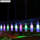 GobekUsa Industrial Iron Pipe Wine Bottle Pendant Light - Multi-Color Island Lamps