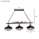 GobekUsa Industrial Metal Billiards Island Light for Restaurants with Bowl Shade