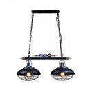 GobekUsa Industrial Metal Billiards Island Light for Restaurants with Bowl Shade