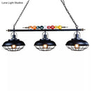 GobekUsa Industrial Metal Billiards Island Light for Restaurants with Bowl Shade