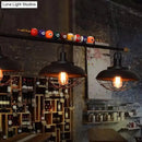 GobekUsa Industrial Metal Billiards Island Light for Restaurants with Bowl Shade
