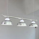GobekUsa Industrial Metal Mirrored Bowl Pendant Light - Suspended Lighting Fixture for Billiard Room or Island