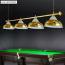 GobekUsa Industrial Metal Mirrored Bowl Pendant Light - Suspended Lighting Fixture for Billiard Room or Island