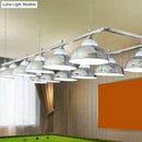 GobekUsa Industrial Metal Mirrored Bowl Pendant Light - Suspended Lighting Fixture for Billiard Room or Island