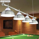 GobekUsa Industrial Metal Mirrored Bowl Pendant Light - Suspended Lighting Fixture for Billiard Room or Island