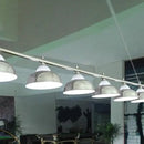 GobekUsa Industrial Metal Mirrored Bowl Pendant Light - Suspended Lighting Fixture for Billiard Room or Island