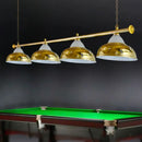 GobekUsa Industrial Metal Mirrored Bowl Pendant Light - Suspended Lighting Fixture for Billiard Room or Island