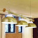 GobekUsa Industrial Metal Mirrored Bowl Pendant Light - Suspended Lighting Fixture for Billiard Room or Island