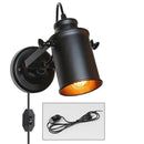 GobekUsa Industrial Plug In Wall Sconce