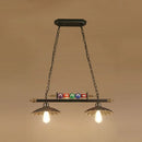 GobekUsa Industrial Style Black Metal Billiard Light Pendant for Restaurant Island