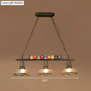 GobekUsa Industrial Style Black Metal Billiard Light Pendant for Restaurant Island