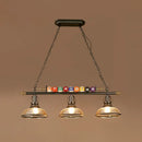 GobekUsa Industrial Style Black Metal Billiard Light Pendant for Restaurant Island