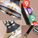 GobekUsa Industrial Style Black Metal Billiard Light Pendant for Restaurant Island