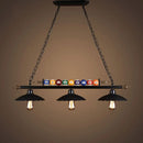 GobekUsa Industrial Style Black Metal Billiard Light Pendant for Restaurant Island