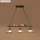 GobekUsa Industrial Style Black Metal Billiard Light Pendant for Restaurant Island