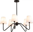 GobekUsa Industrial Style Chandelier for Home Living Room Decor Lighting