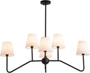 GobekUsa Industrial Style Chandelier for Home Living Room Decor Lighting
