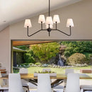 GobekUsa Industrial Style Chandelier for Home Living Room Decor Lighting