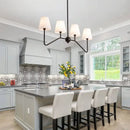 GobekUsa Industrial Style Chandelier for Home Living Room Decor Lighting