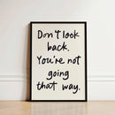 GobekUsa Inspirational Quote Poster for Home or Office