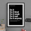 GobekUsa Inspirational Quote Poster for Home or Office