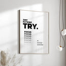 GobekUsa Inspirational Quote Poster for Home or Office