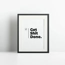 GobekUsa Inspirational Quote Poster for Home or Office