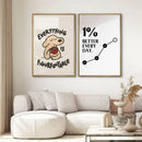 GobekUsa Inspirational Quote Poster for Home or Office