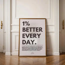 Minimalist colorful book stack quote poster office wall art