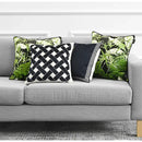 GobekUsa Intersecting Geometric Velvet Printed Cushion Cover - Modern Nordic Sofa Decor 50x50cm